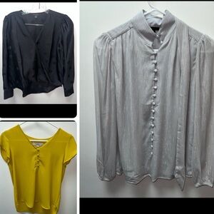 Bundle of 3 Ann Taylor & Loft tops all size XXSP